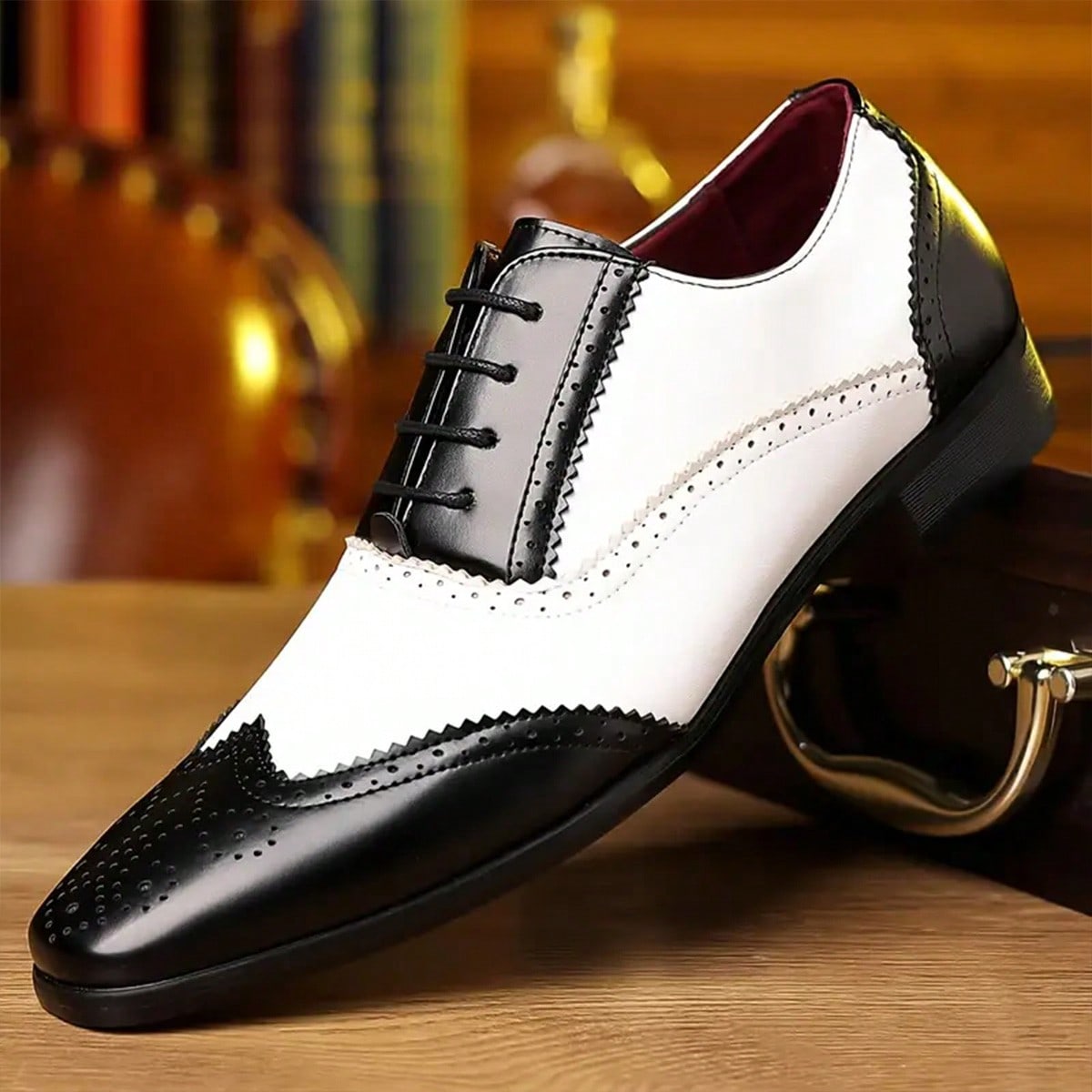 Men'S Shoes Smart - Men’s Lace‑Up Business Dress Shoes, Classic