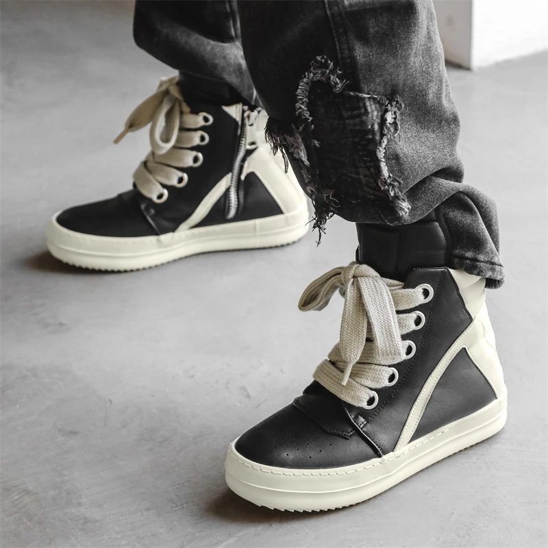 Men Casual Luxury Sneakers Str - Men'S Shoes With Height Increase ulasan dan harga