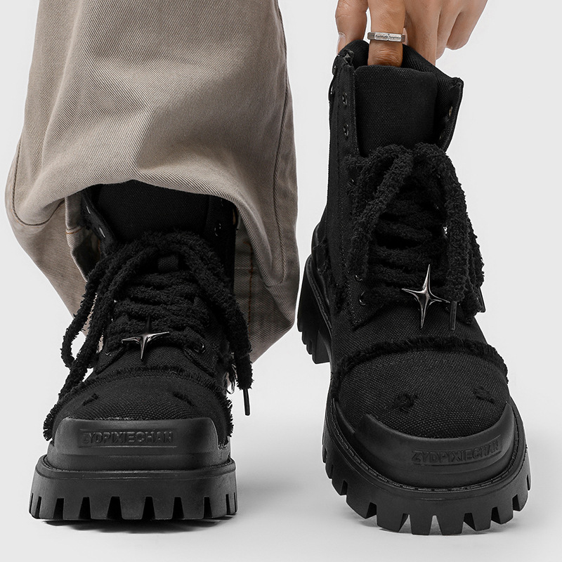 Men's High Top Platform Boots  - Men'S Shoes Hoka Sale ulasan dan harga