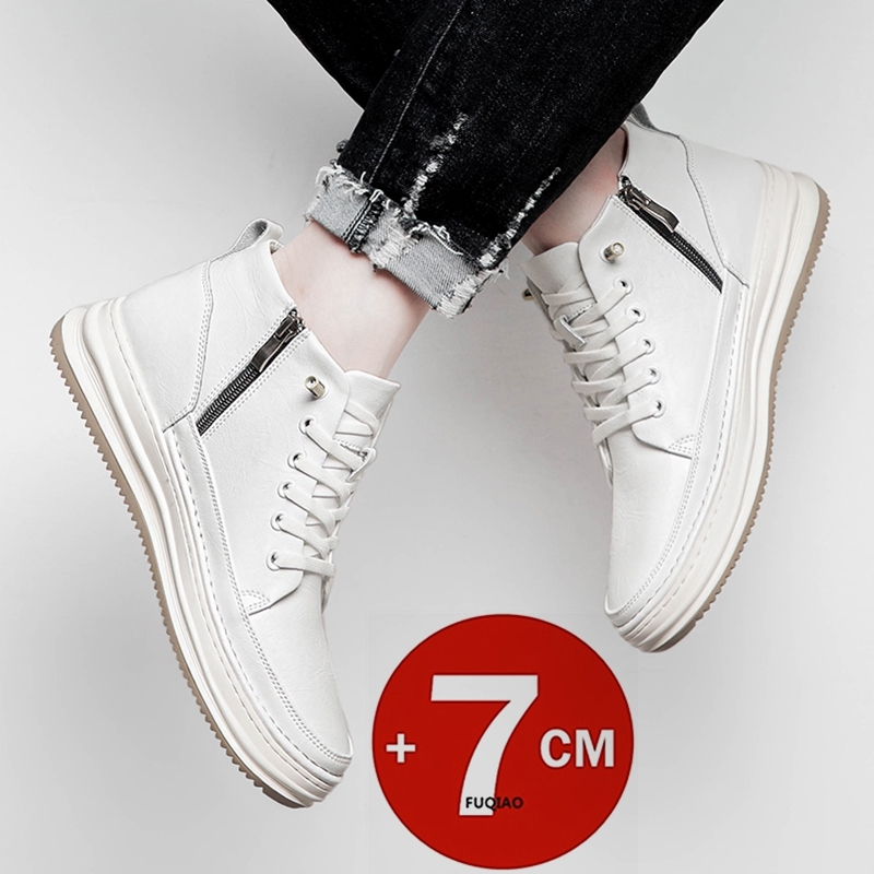 High-top Men Inner Heightening - Men'S Shoes With Height Increase ulasan dan harga