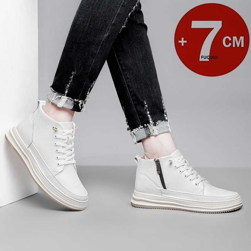 High-top Men Inner Heightening - Men'S Shoes With Height Increase ulasan dan harga